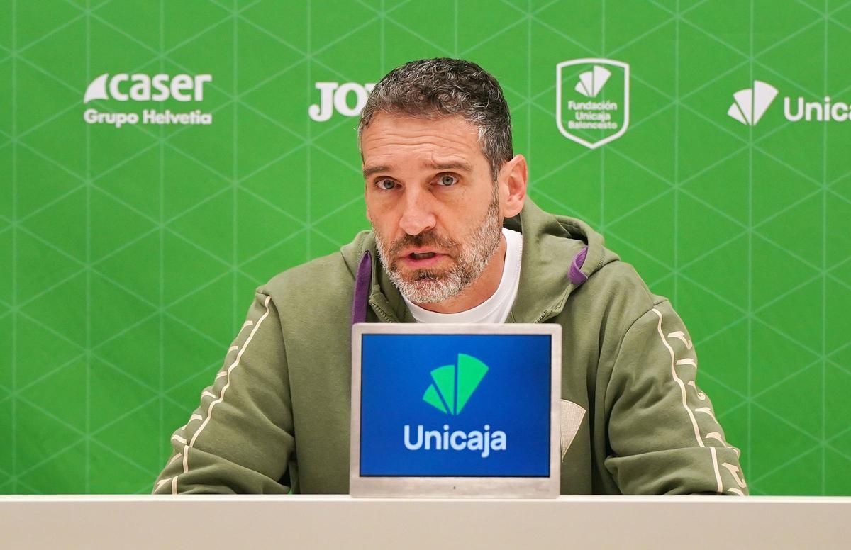 Ibon Navarro, entrenador del Unicaja.