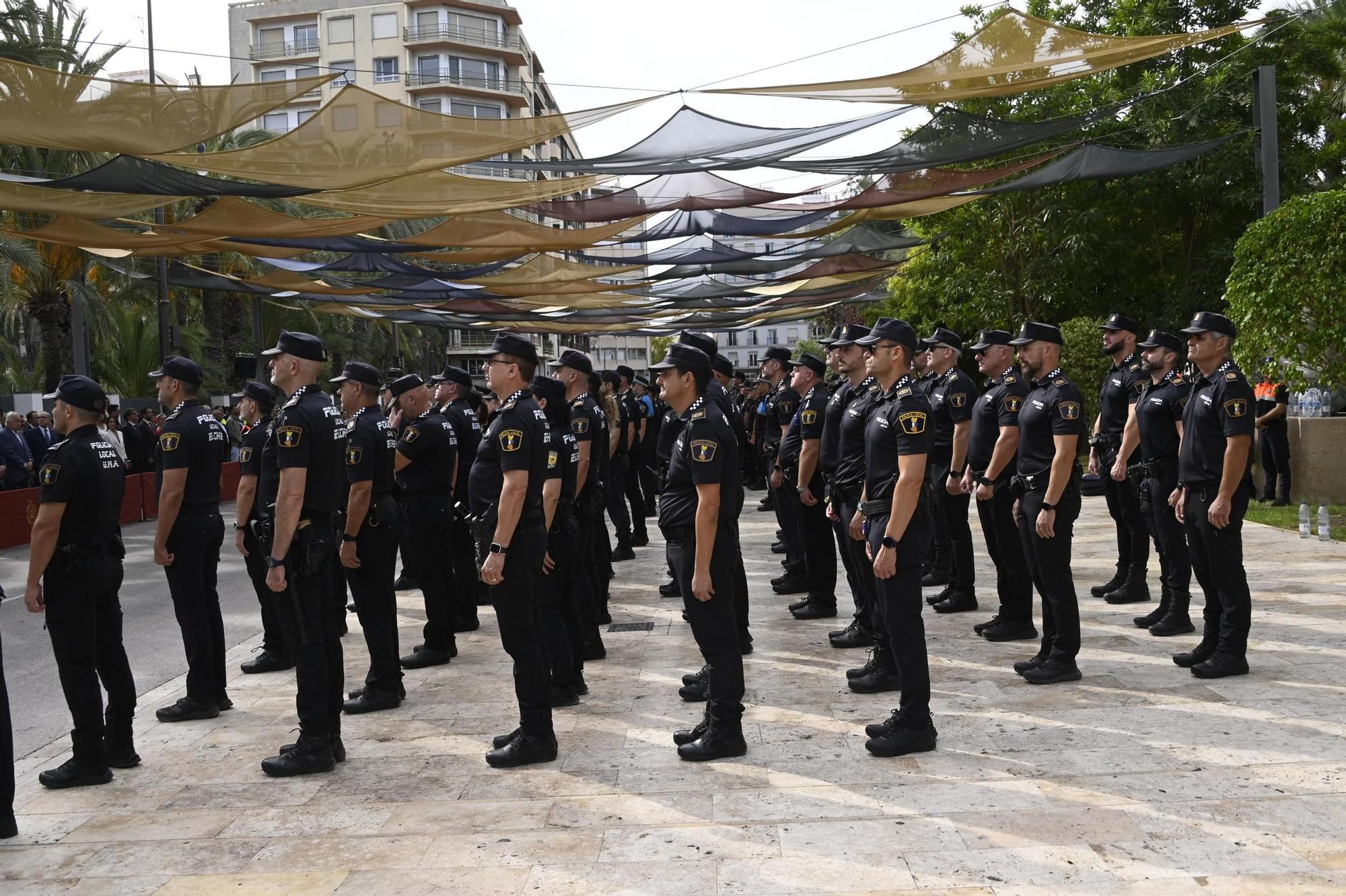 Así ha sido el acto del patrón de la Policía Local de Elche