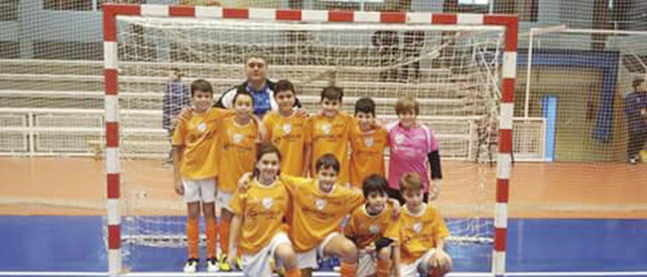 Alevín fútbol sala.