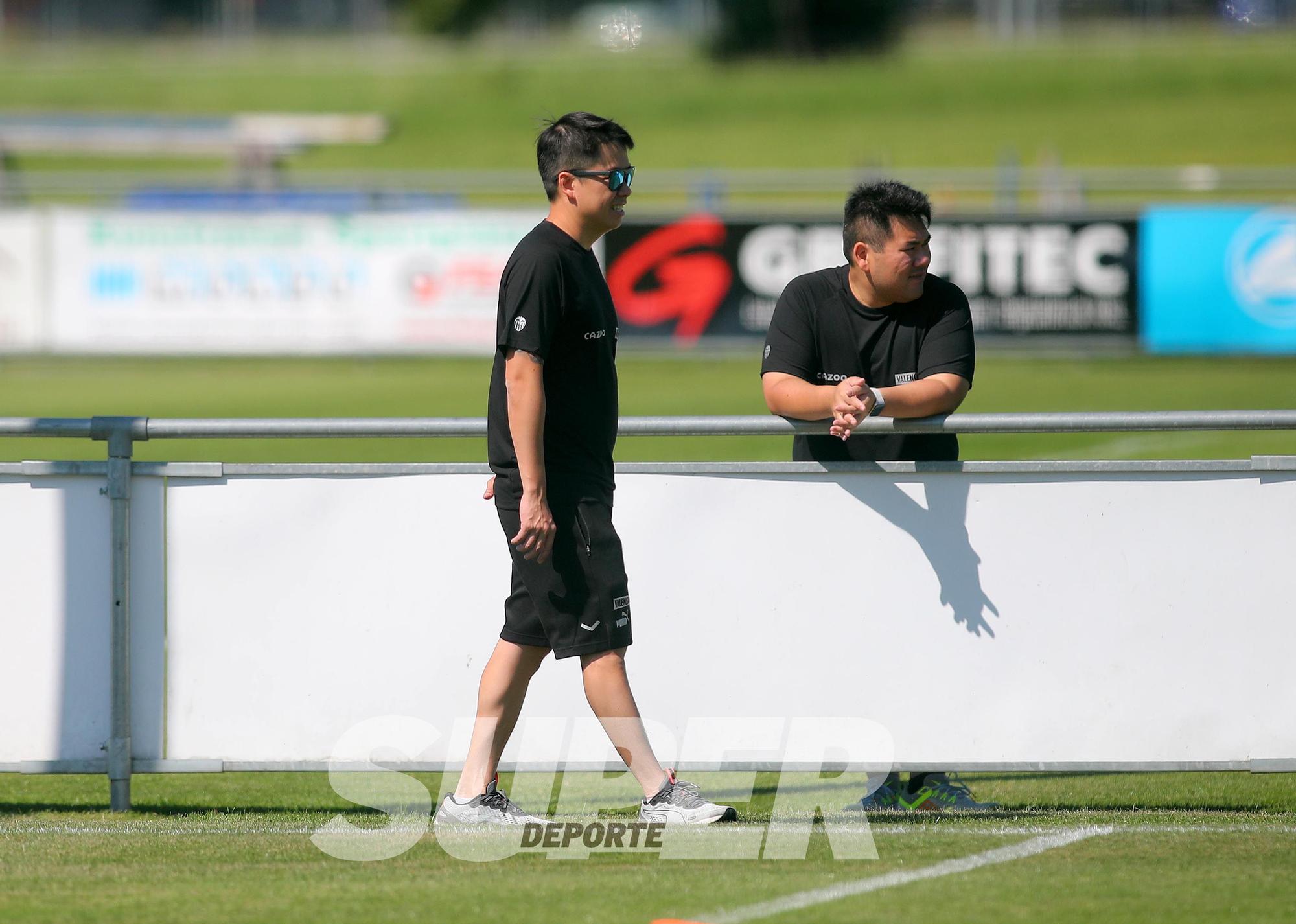 Así ha sido el primer entrenamiento del Valencia CF en tierras suizas