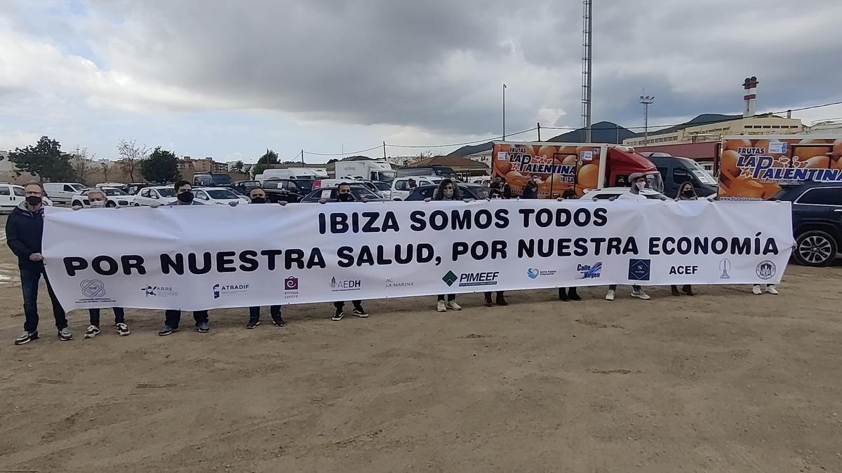 Manifestación patronal Ibiza. RJP