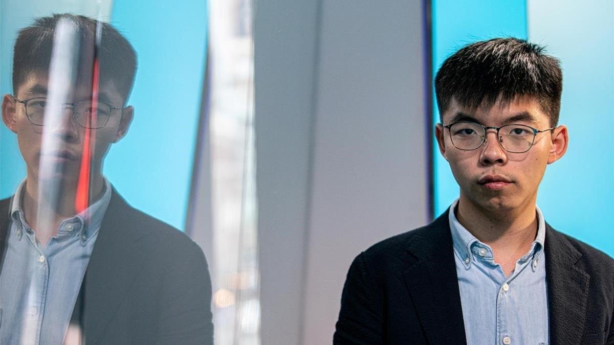 El activista y líder del movimiento estudiantil de Hong Kong Joshua Wong, el 14 de septiembre del 2019, en Nueva York.