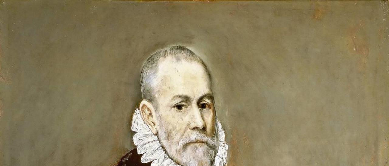 El Greco: Retrato dun médico (Ca. 1582-1585).