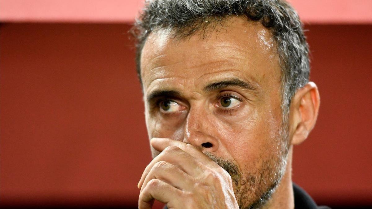 Luis Enrique, seleccionador español.