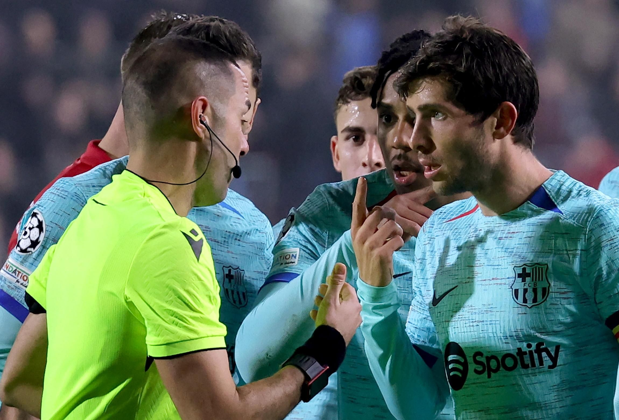 UEFA Champions League - Royal Antwerp and FC Barcelona