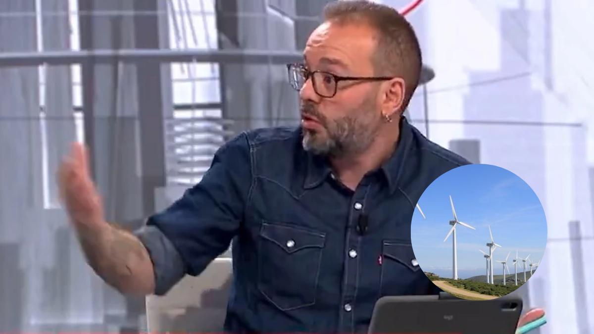 Antonio Maestre defiende el uso de las renovables en LaSexta.