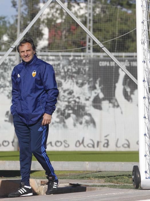 Las mejores imágenes del entrenamiento del Valencia CF