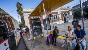 Estación de buses de Fabra i Puig, en Barcelona.