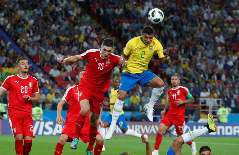 Mundial 2018: Las imágenes del Serbia - Brasil