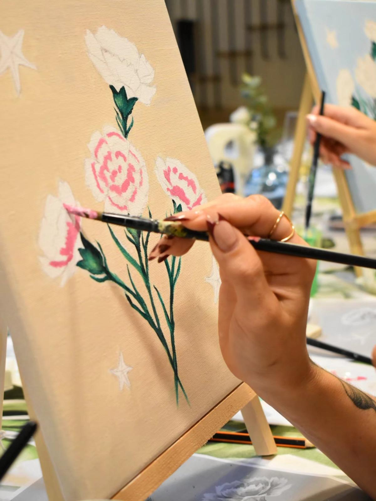 Detalle de una de las creaciones de los eventos de Art Wine by H.