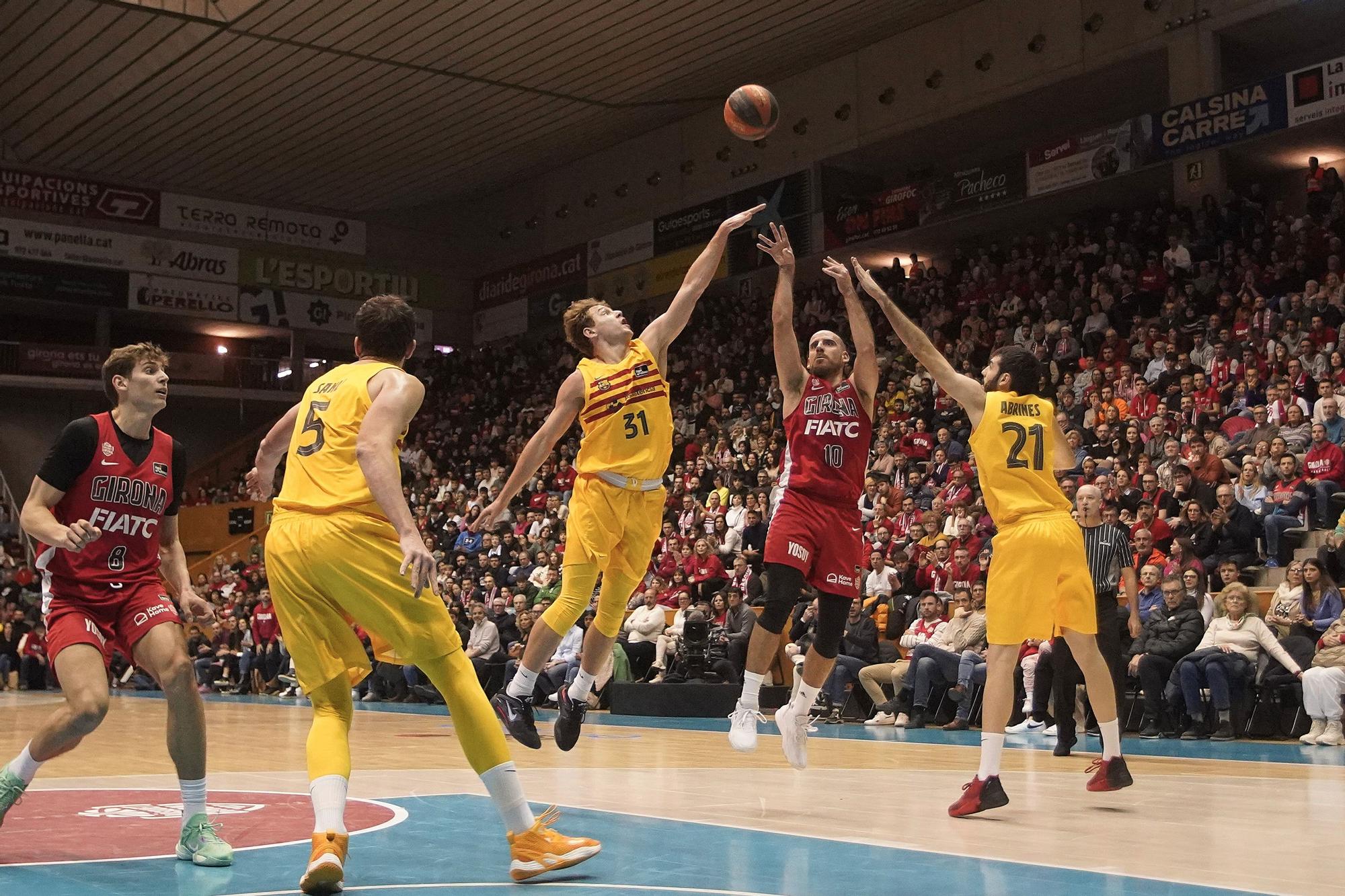 Les millors imatges del Bàsquet Girona - Barça