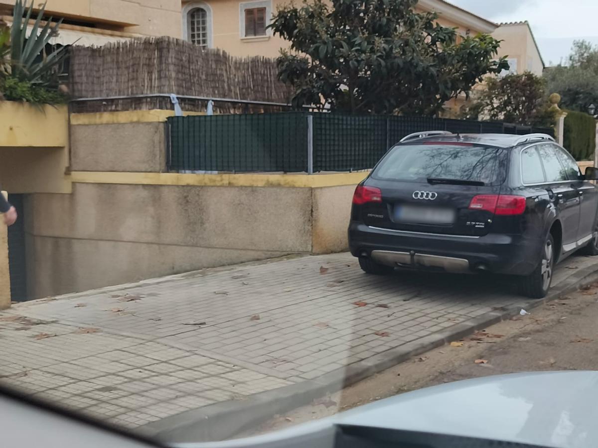 El Audi de gran cilindrada que supuestamente conduce el ocupa.