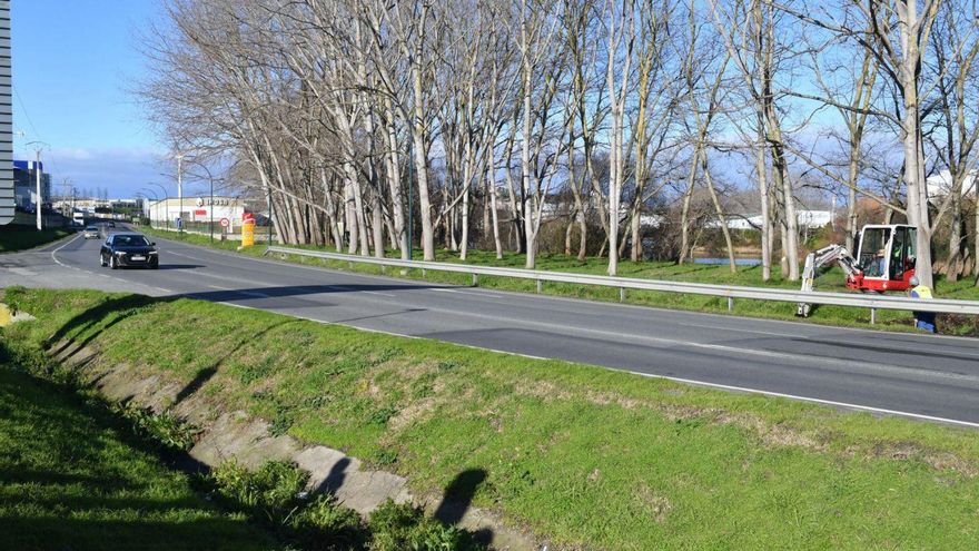 Las obras de movilidad en Sabón se amplían y se alargarán 17 meses más