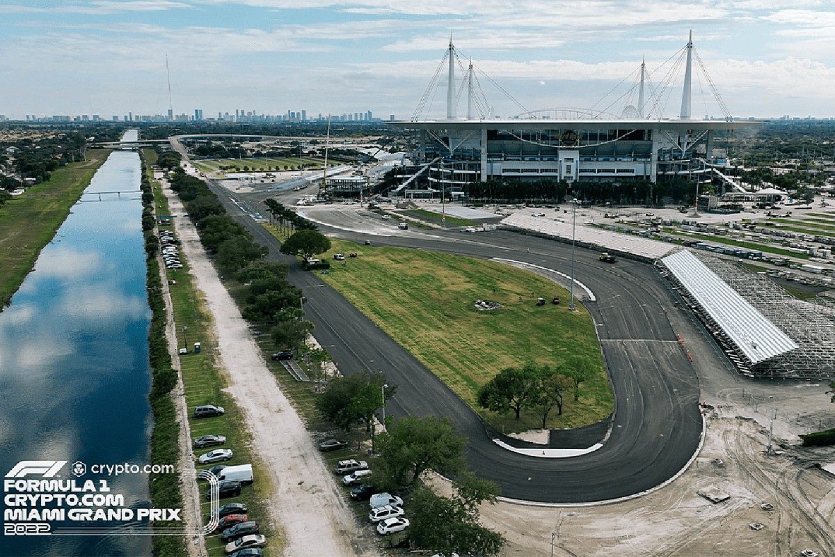 Así es el circuito de Miami en su debut en la Fórmula 1