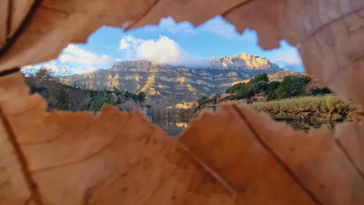 Miris on miris sempre la veus, Montserrat.