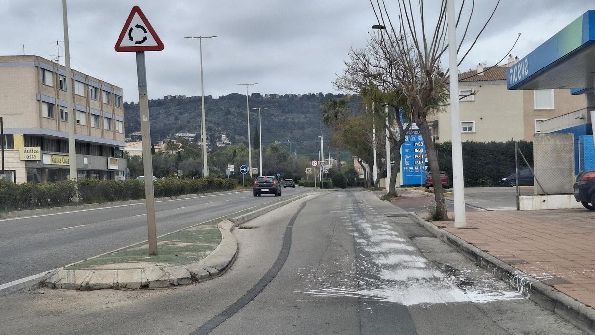 La avenida del Pla de Xàbia