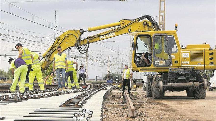 Imagen de archivo de las obras del Corredor en Castelló.