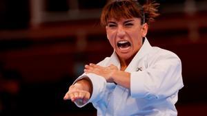 La karateka española Sandra Sánchez.