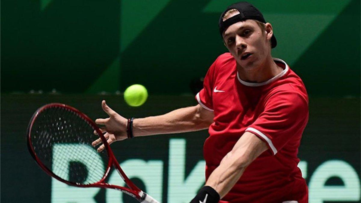 Denis Shapovalov, una de las sensaciones en la Davis