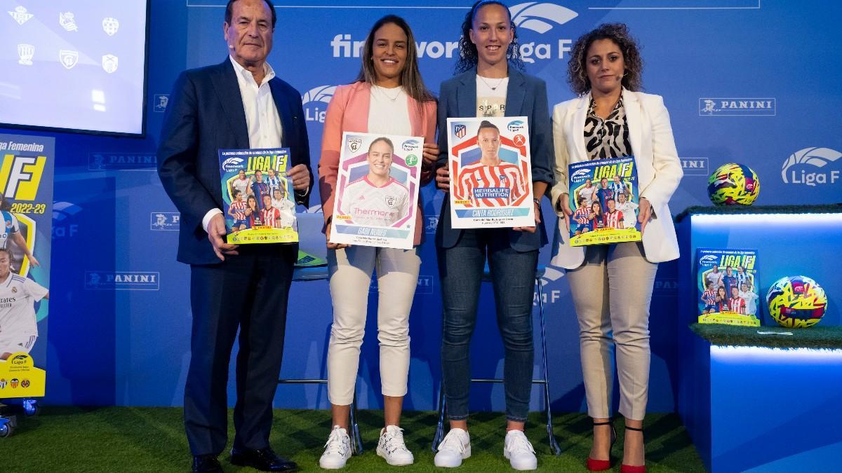 PANINI y Liga F presentarán la primera colección de cromos de fútbol  femenino