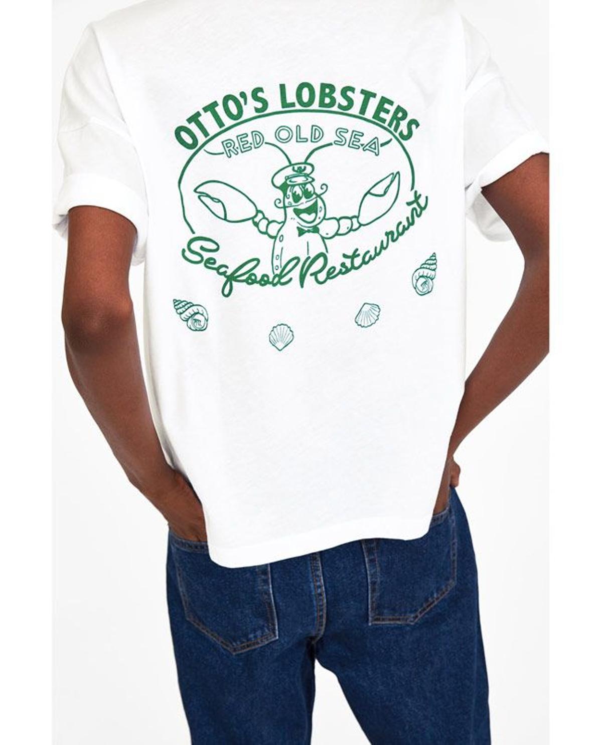 Espalda camiseta 'Otto's Lobsters'