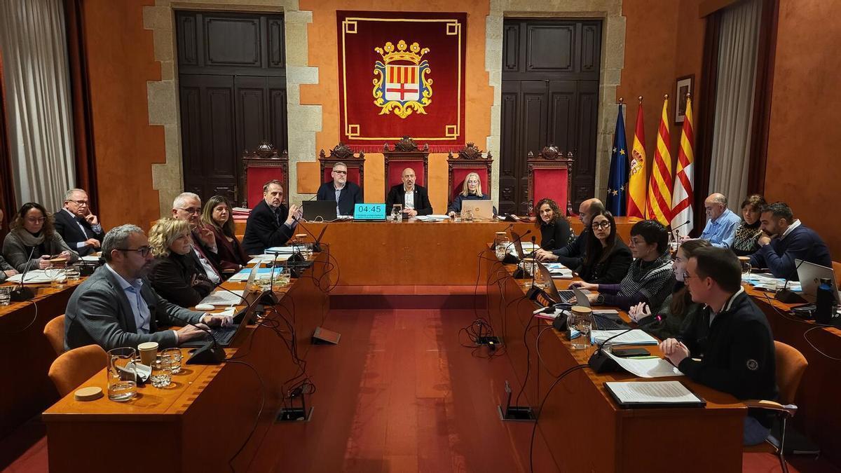 Imatge d’arxiu del ple de l’Ajuntament de Manresa