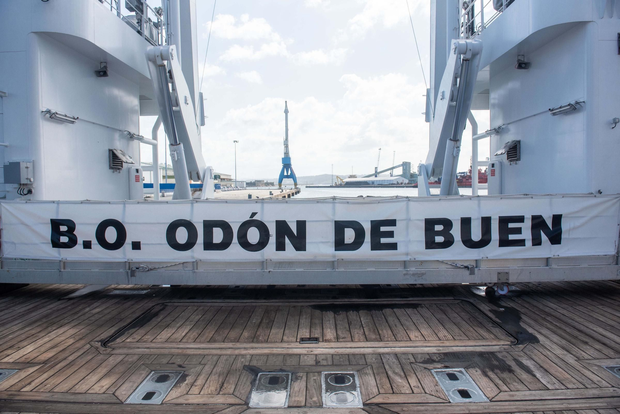 El buque oceanográfico ‘Odón de Buen’ visita A Coruña