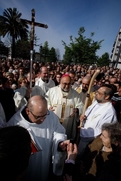 Inauguración de la nueva parroquia de Santa Olaya