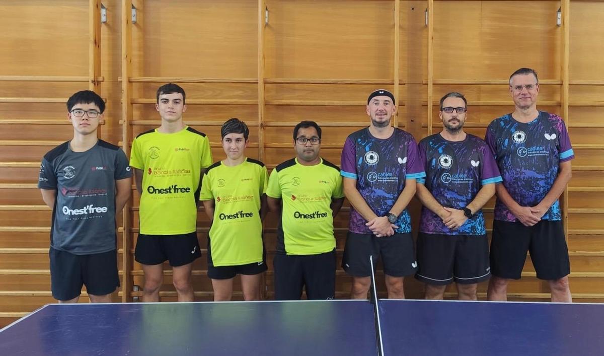 El Corriol Oliva TT A de 1ª Autonómica con sus rivales