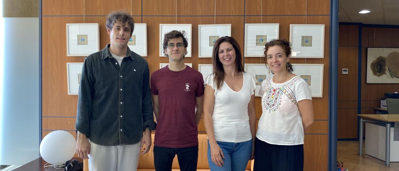 Carlos Vesperinas, Isaac Pérez, Verónica Rambla e Isabel Albaladejo, ayer en la sede de Diario de Ibiza.