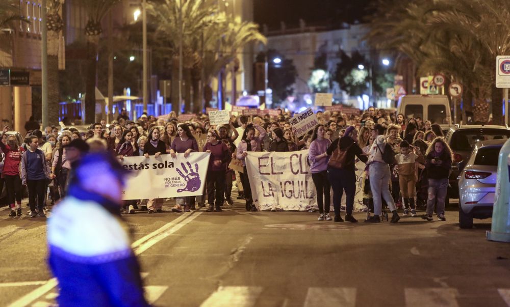 Manifestación del 8M en el Port de Sagunt