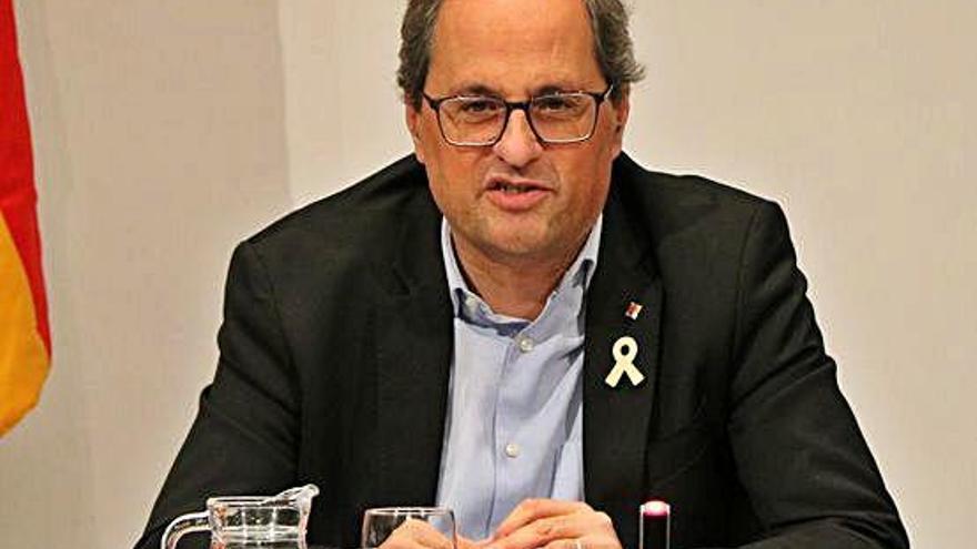 El president de la Generalitat, Quim Torra