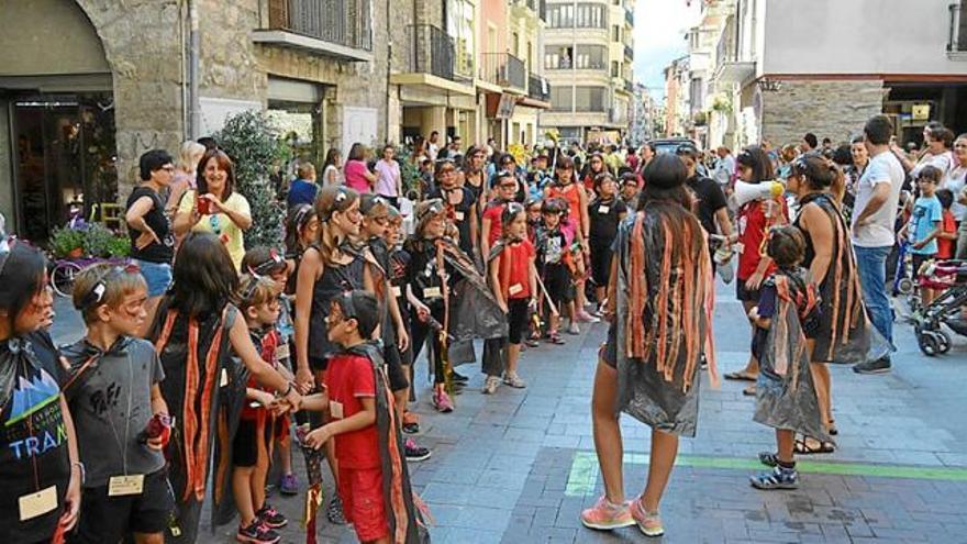 La rua infantil que va obrir la festa major divendres al migdia