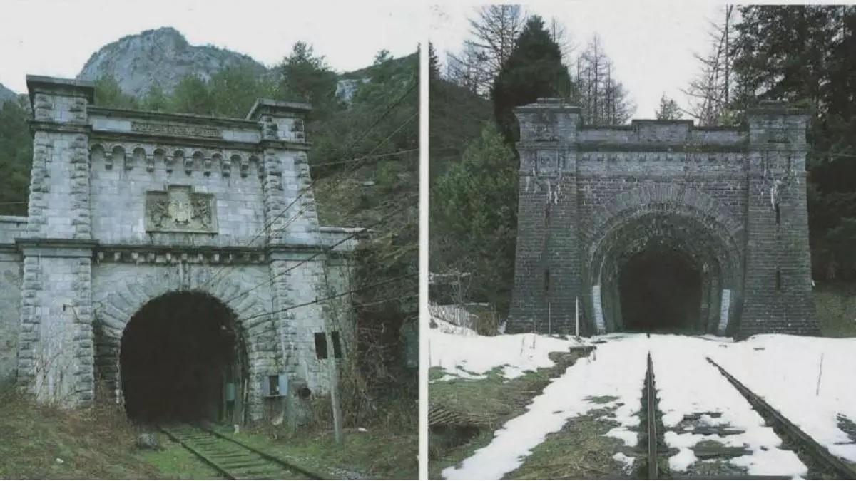 Las dos bocas del túnel de Somport, en Canfranc y Francia, se desmontarán con las obras.