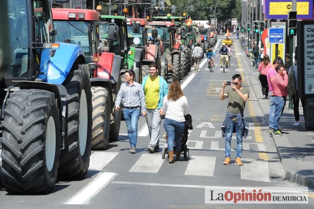 Manifestación de los agricultores por el Mar Menor en Murcia