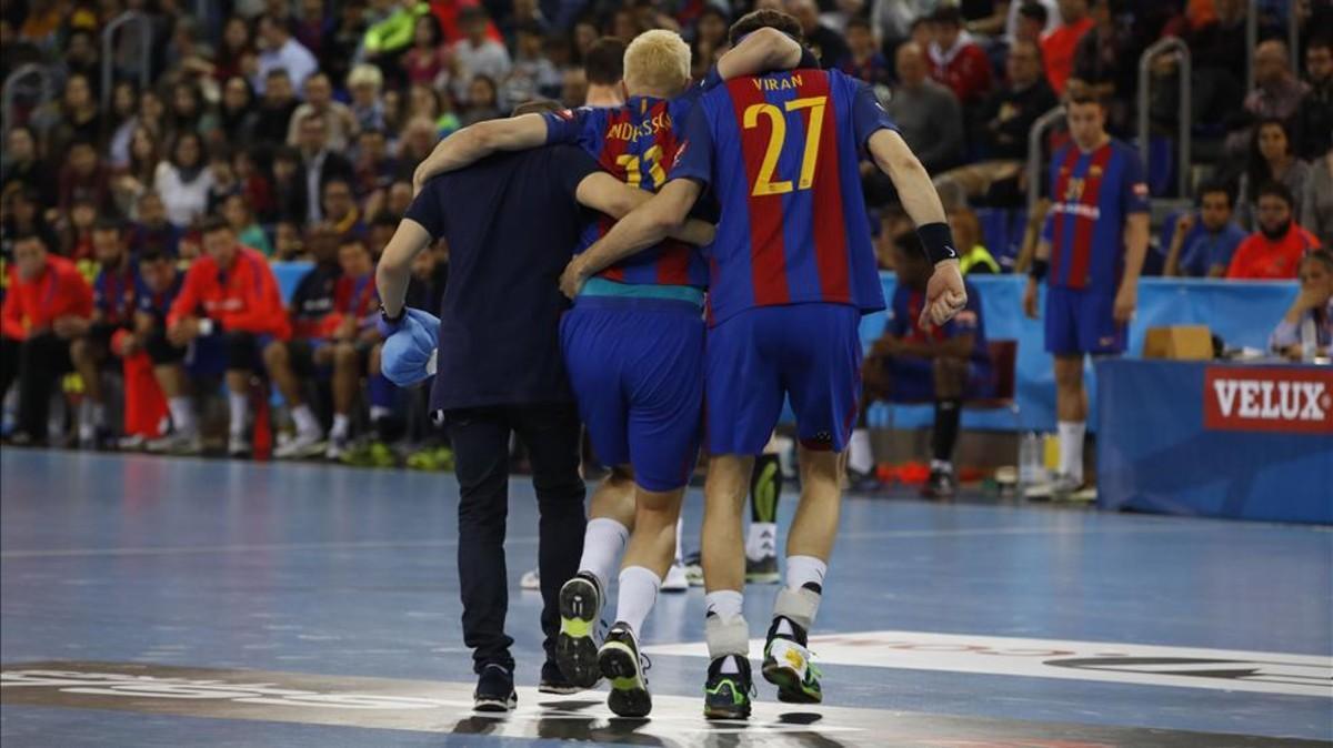 Lasse Andersson se lesinó hace trece meses en el Palau