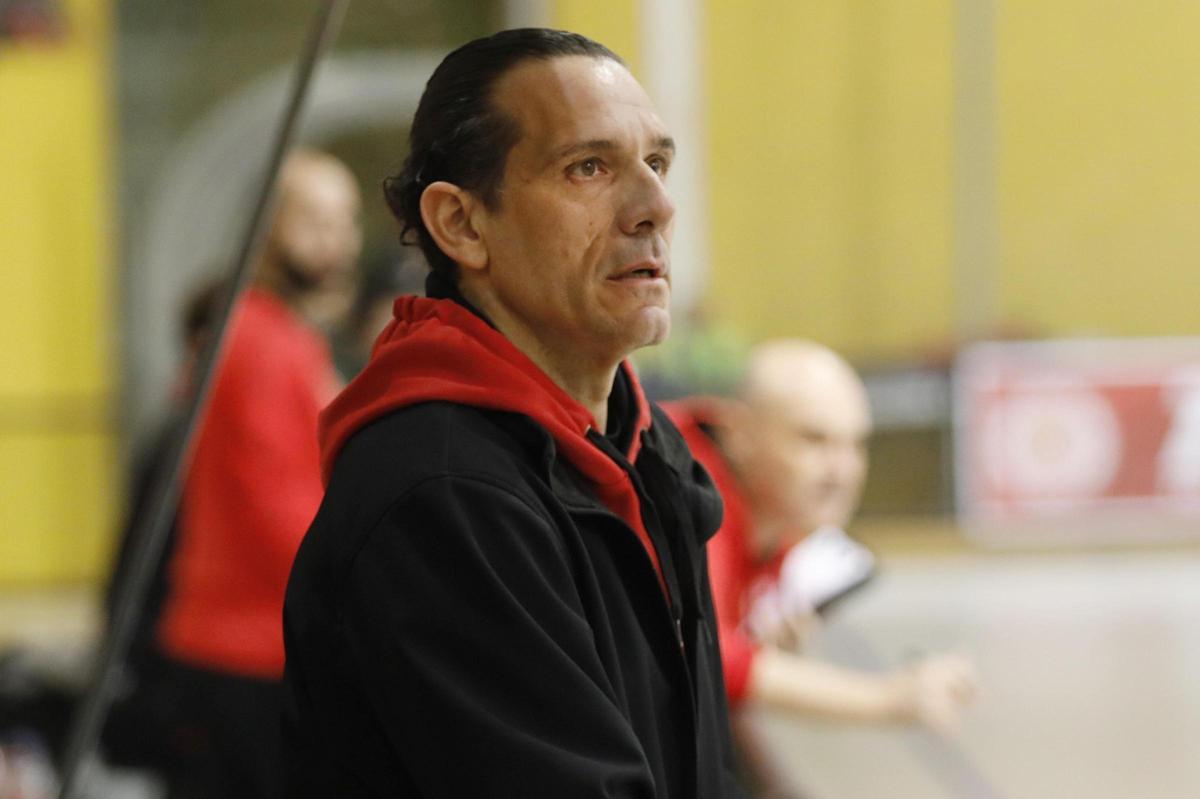 Ramon Benito, al pavelló de Palau.