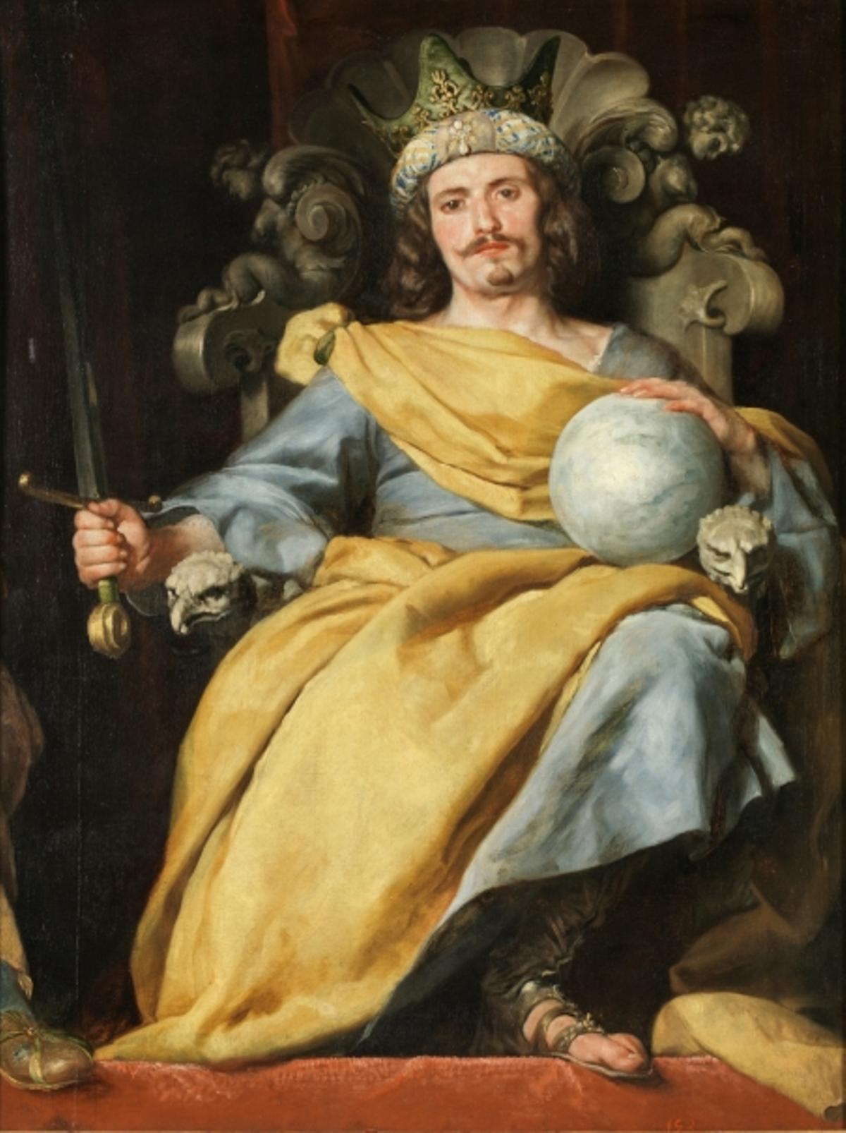 'Un Rey de España' es una obra de Alonso Cano que fue creada para decorar la alcoba del rey o Pieza de las Furias del Alcázar de Madrid