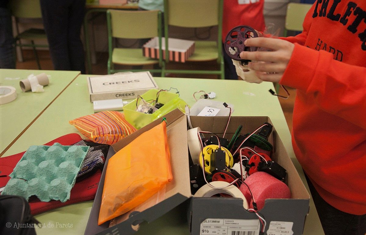 Taller de robótica en Parets del Vallès.