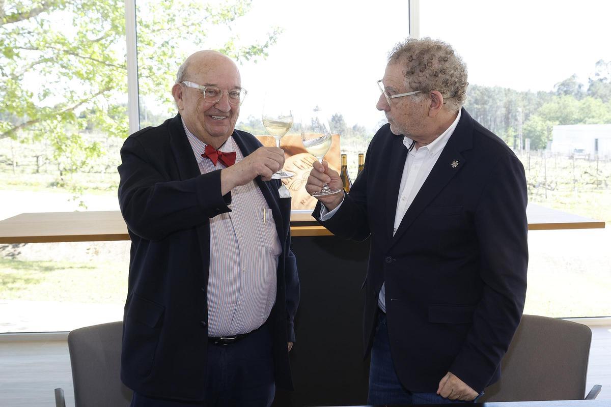 Fonseca y Verino, brindando hace casi dos años tras detallar el acuerdo.