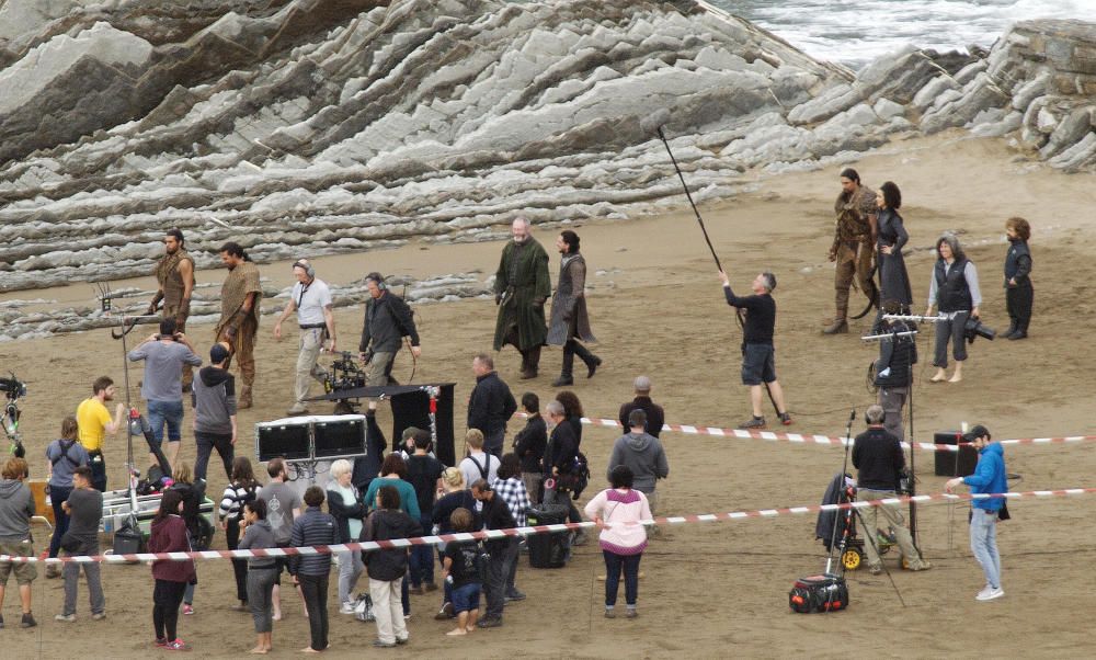 Rodatge de 'Juego de Tronos' a Zumaia