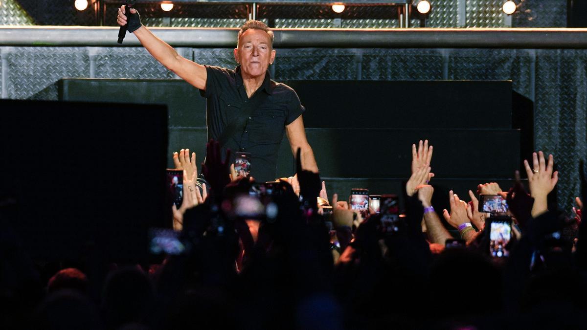 Bruce Springsteen en un concert a Barcelona