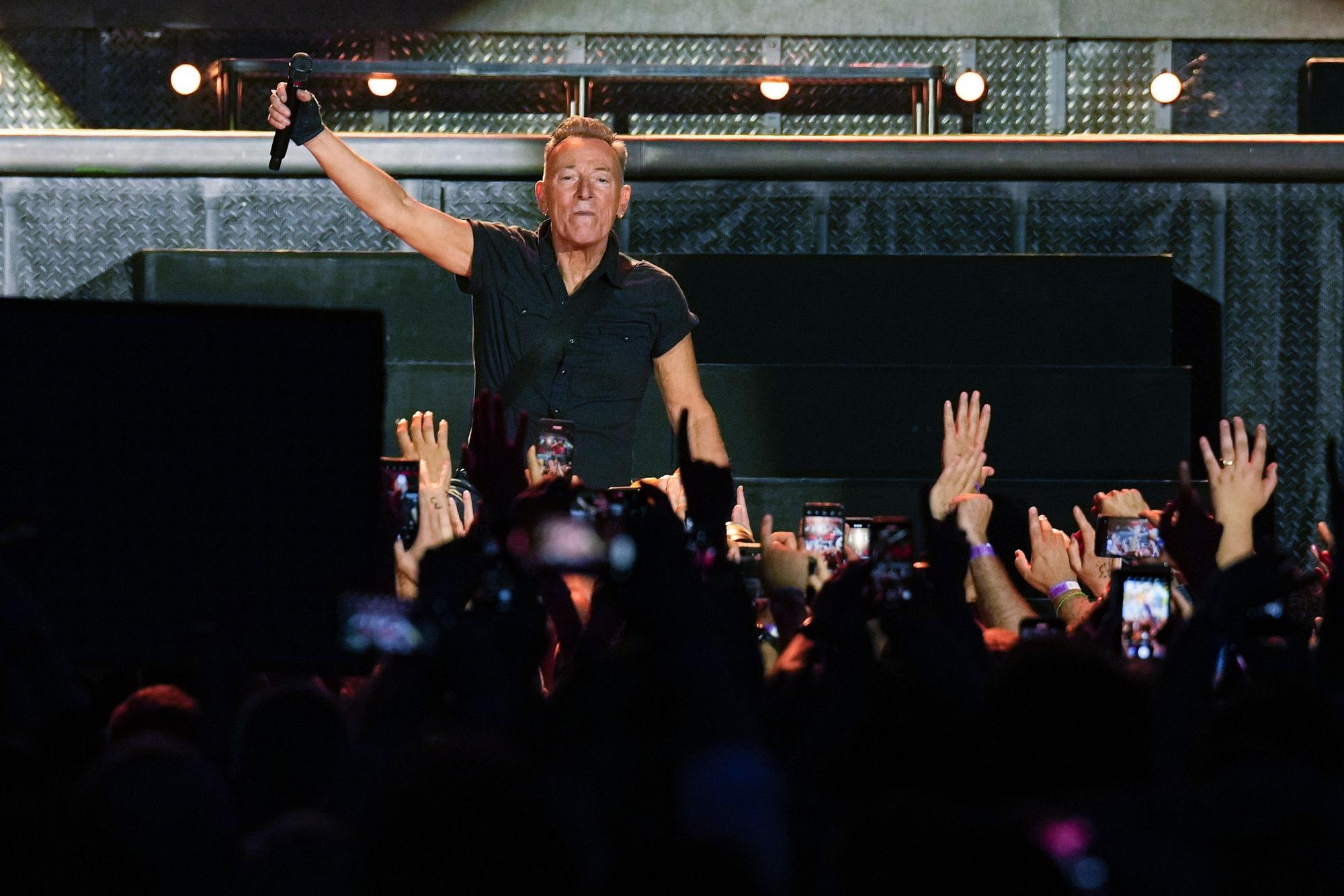 Bruce Springsteen in concert in Barcelona