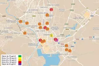 Ecologistas en acción detecta niveles altos de contaminación por el tráfico en entornos escolares de Cartagena