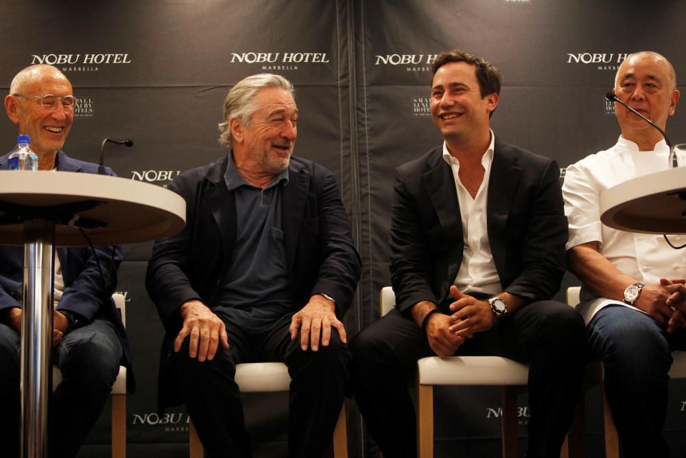 Robert de Niro, en Marbella para inaugurar el Hotel Nobu.