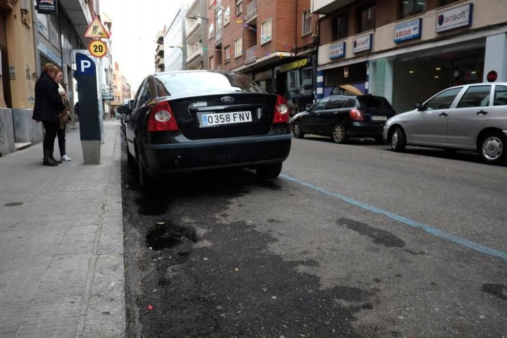 Algunas de las vías de Zamora con problemas