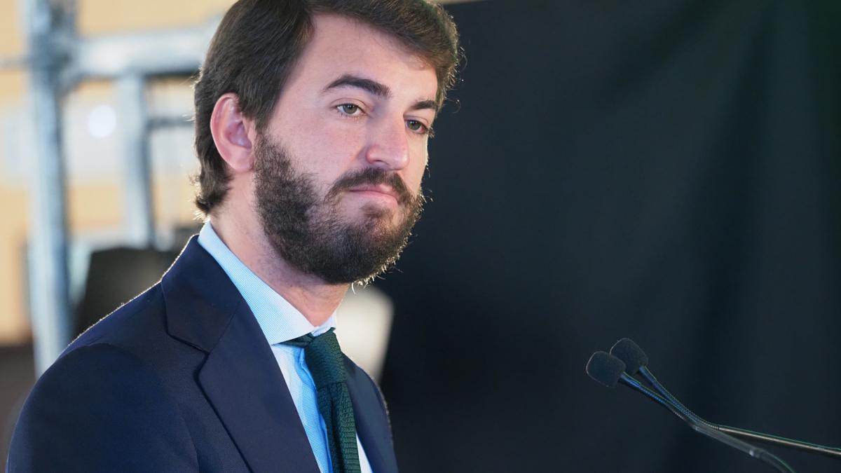 El candidato de VOX a la Presidencia de Castilla y León, Juan García-Gallardo.