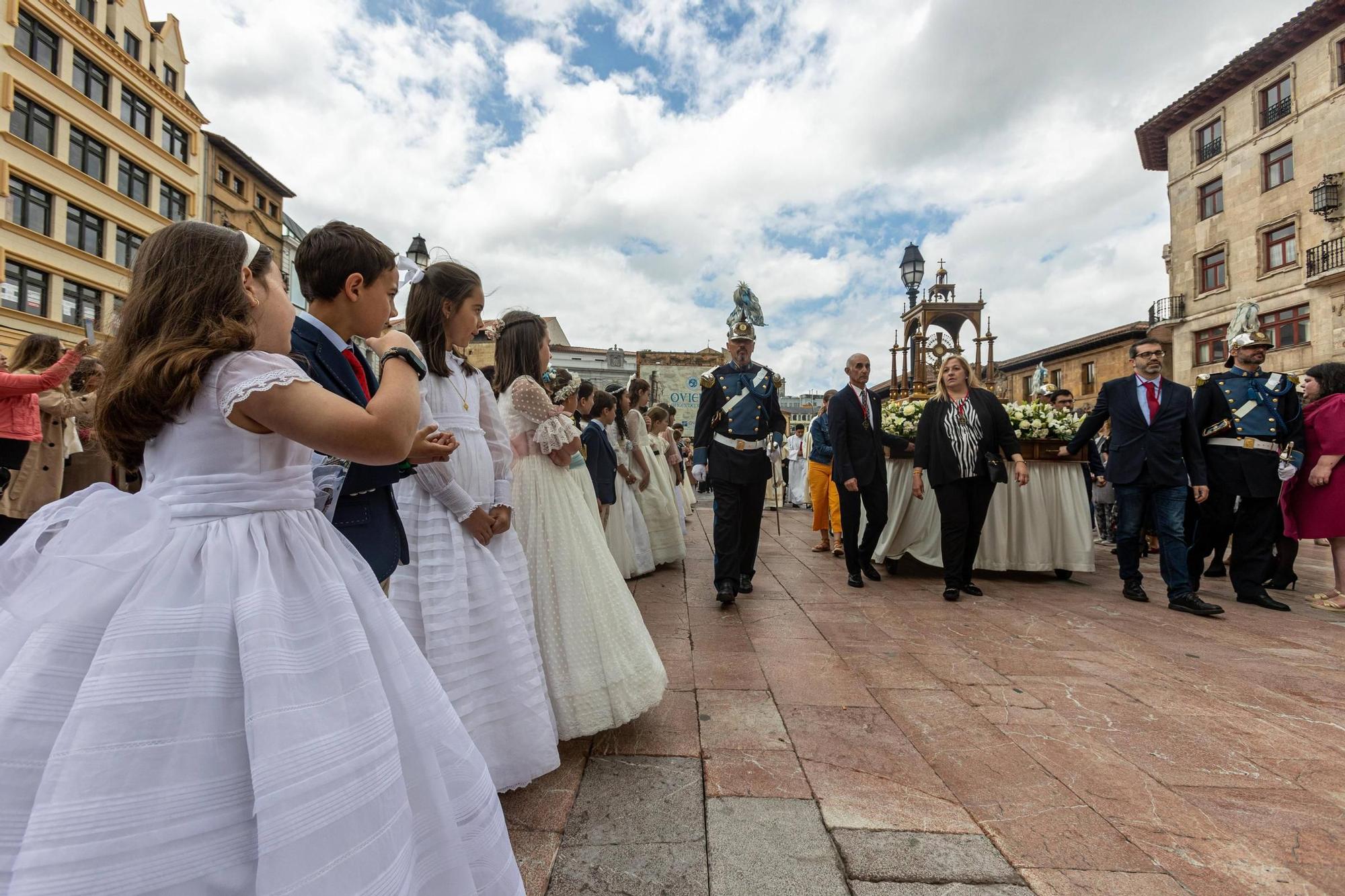 Celebración del Corpus en la Catedral de Oviedo