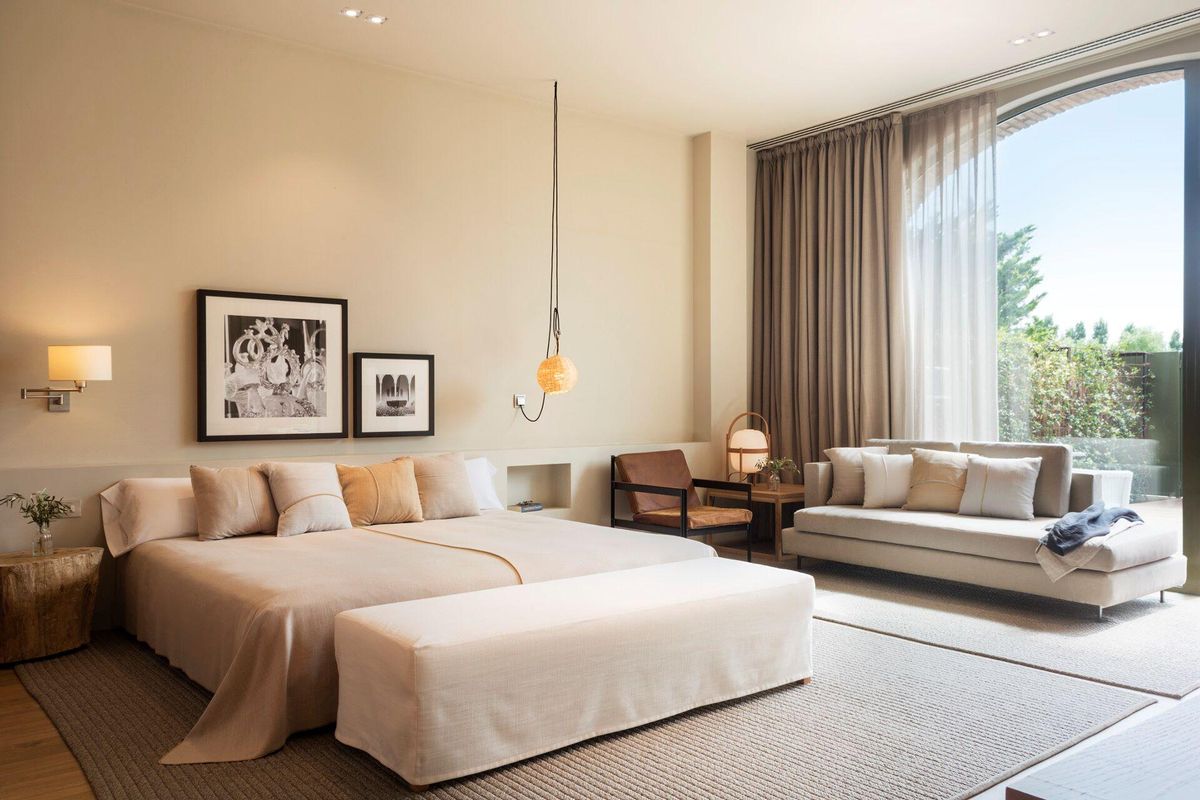 Una suite de l'Hotel Peralada