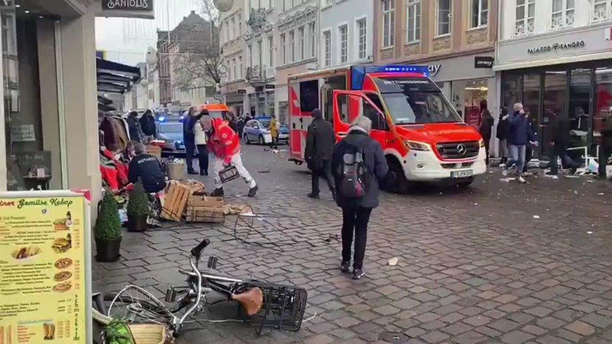 Atropello múltiple mortal en Tréveris (Alemania): 2 muertos y 10 heridos